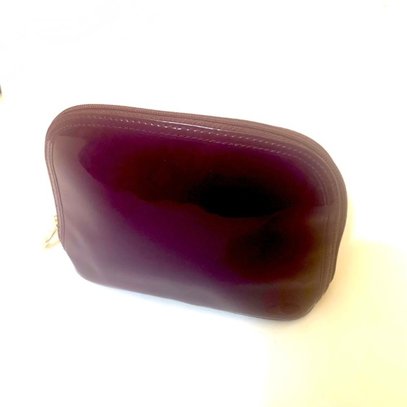 Estee Lauder Handbags - ESTEE LAUDER Maroon Mini
Zipper Makeup Cosmetics Bag
Travel 5" tall